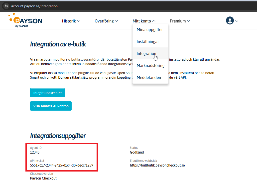 Payson Integration